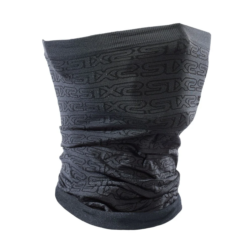 BRAGA DE CUELLO SIXS 4 SEASONS TBX V2 LOGO GRIS / NEGRO -