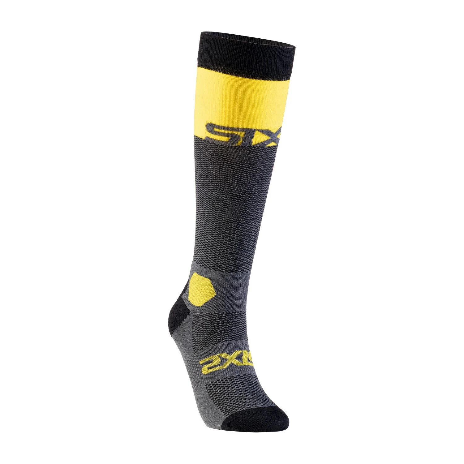 CALCETINES SIXS LONG RACING V2 GRIS / AMARILLO CALCETINES SIXS LONG RACING V2 GRIS / AMARILLO -
