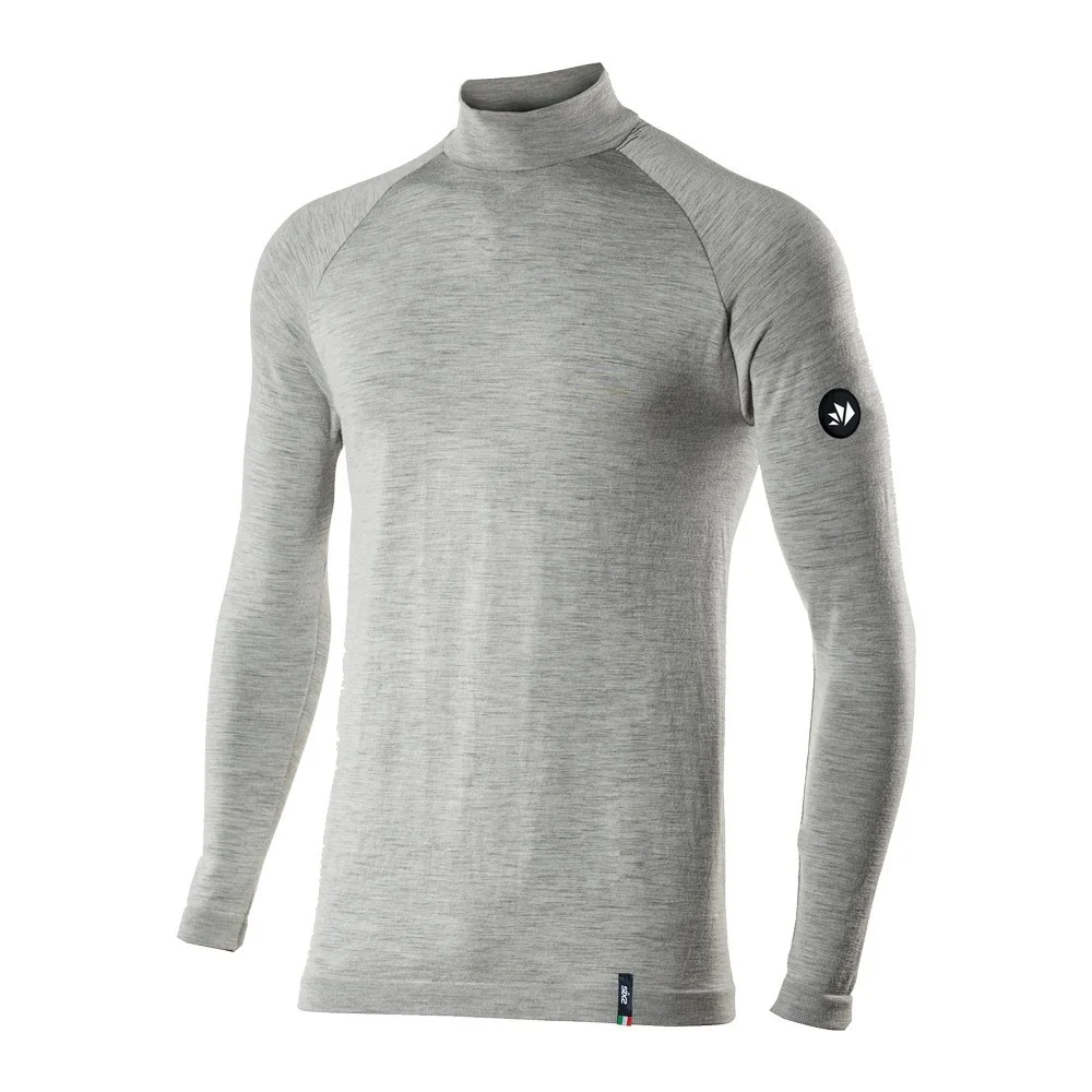 CAMISETA INTERIOR DE MANGA LARGA SIXS MERINOS WOOL TS3 GRIS -