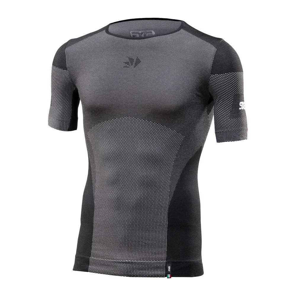 CAMISETA INTERIOR DE MANGA CORTA SIXS LIGHT BT TS1L V2 CARBONO NEGRO -