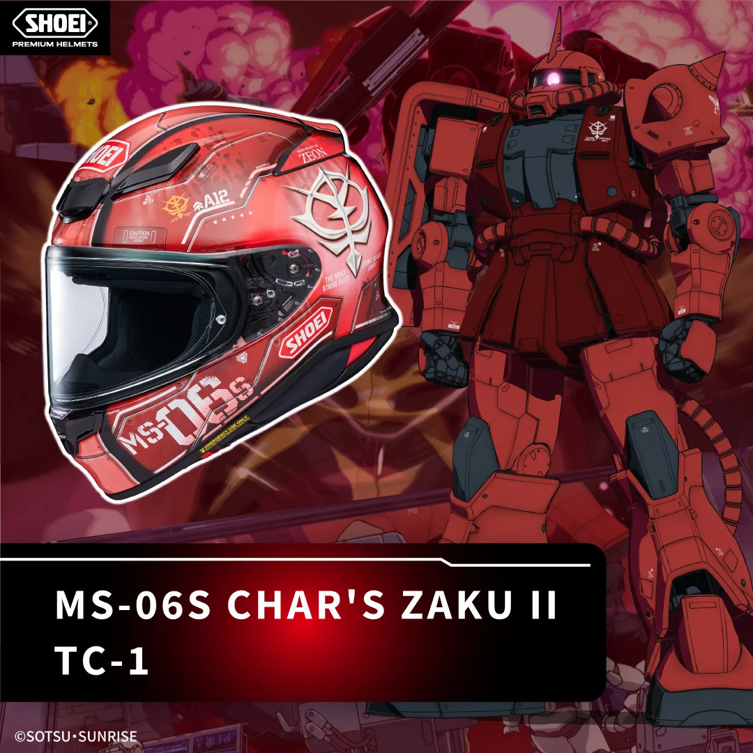CASCO SHOEI NXR 2 CHARS ZAKU 2 TC1 CASCO SHOEI NXR 2 CHARS ZAKU 2 TC1 - Imagen 4