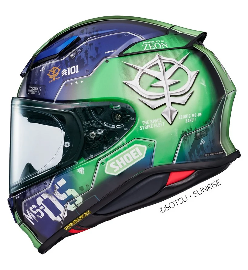 CASCO SHOEI NXR 2 MS-05 ZAKU 1 TC11 CASCO SHOEI NXR 2 MS-05 ZAKU 1 TC11 - Imagen 2