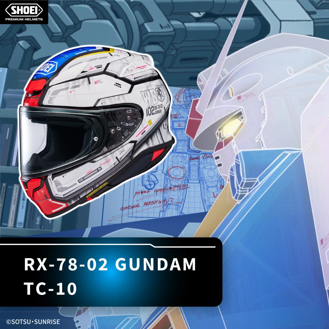 CASCO SHOEI NXR 2 GUNDAM TC10 CASCO SHOEI NXR 2 GUNDAM TC10 - Imagen 4