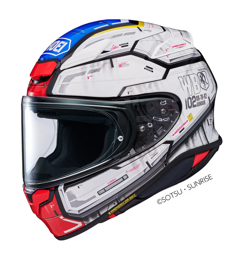 CASCO SHOEI NXR 2 GUNDAM TC10 CASCO SHOEI NXR 2 GUNDAM TC10 -