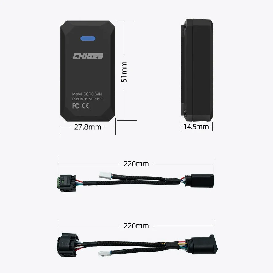 CONTROL REMOTO CHIGEE RC CAN BMW 8 PINES PARA AIO CONTROL REMOTO CHIGEE RC CAN BMW 8 PINES PARA AIO - Imagen 3