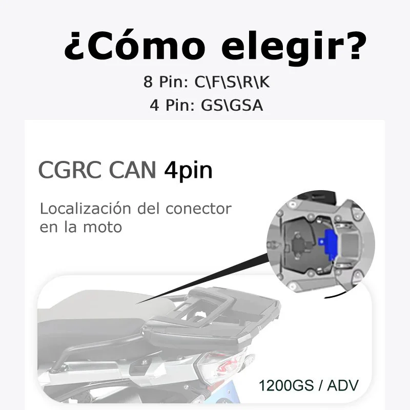 CONTROL REMOTO CHIGEE RC CAN BMW 8 PINES PARA AIO CONTROL REMOTO CHIGEE RC CAN BMW 8 PINES PARA AIO - Imagen 5