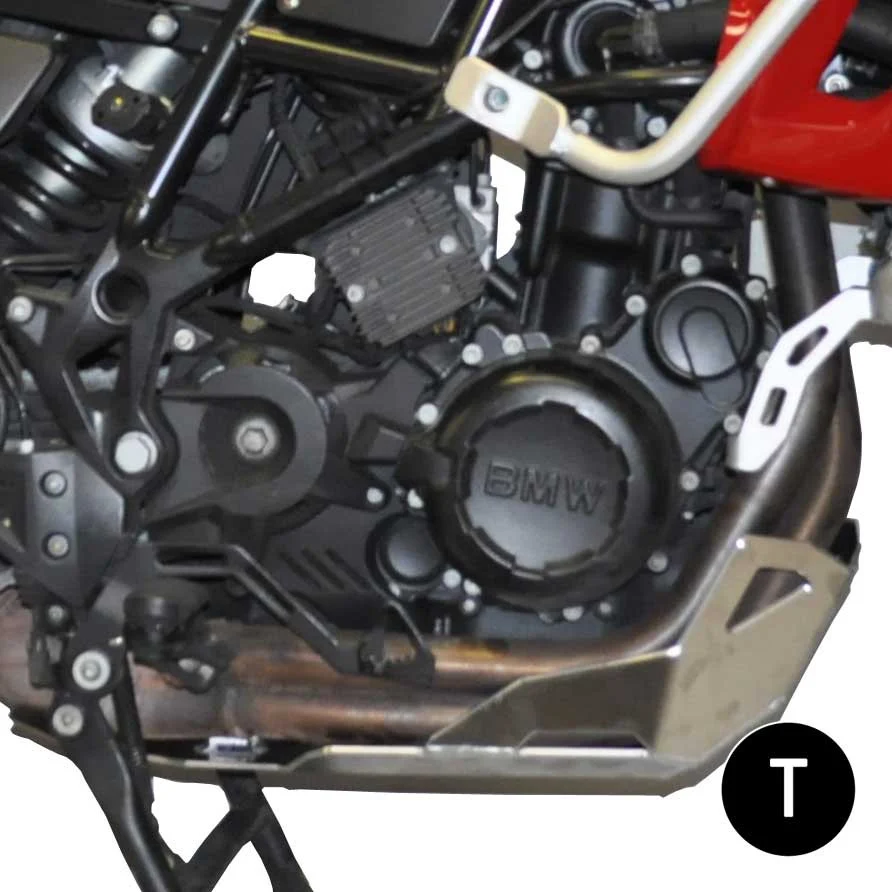 CUBRE CARTER CROSSPRO ALUMINIO BMW F650GS 08-12 NEGRO T -