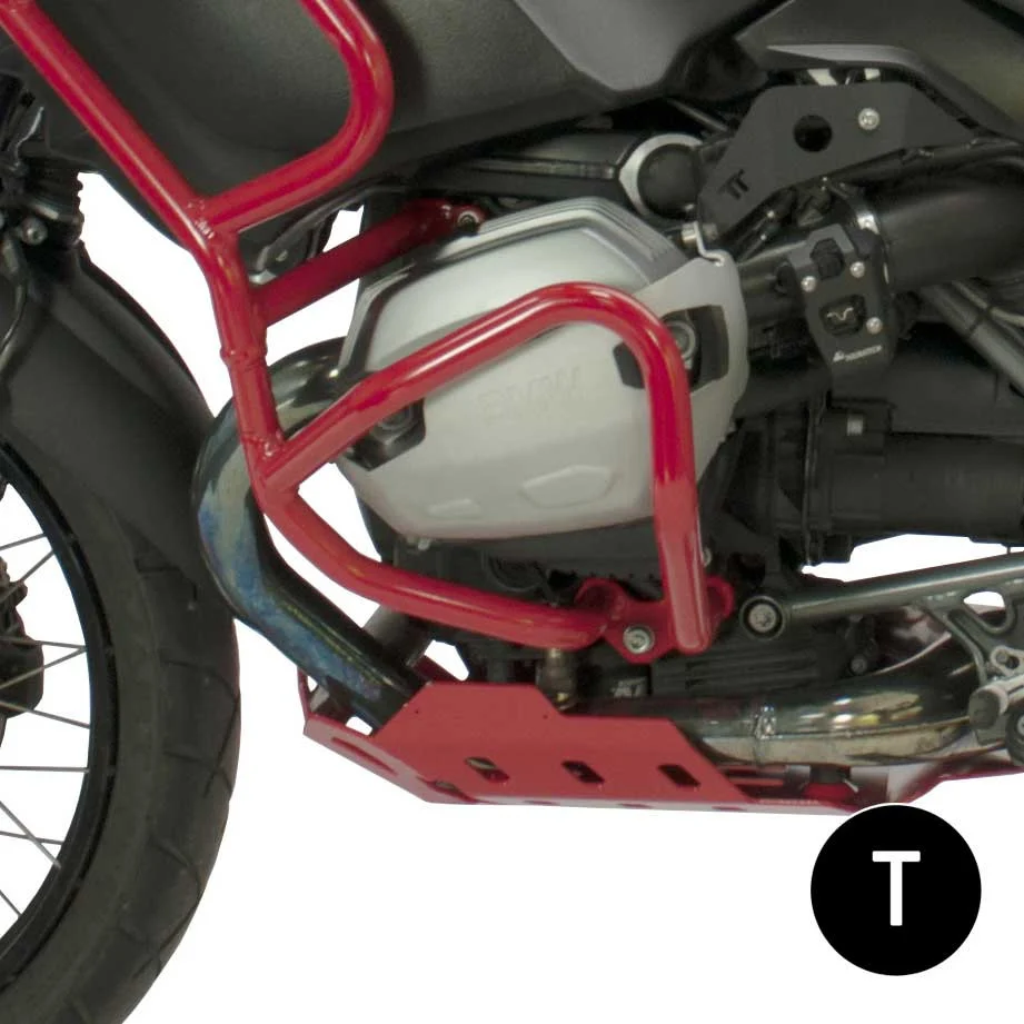 CUBRE CARTER CROSSPRO ALUMINIO BMW R1200GS 08-12 / R1200GS ADVENTURE 08-13 NEGRO T -