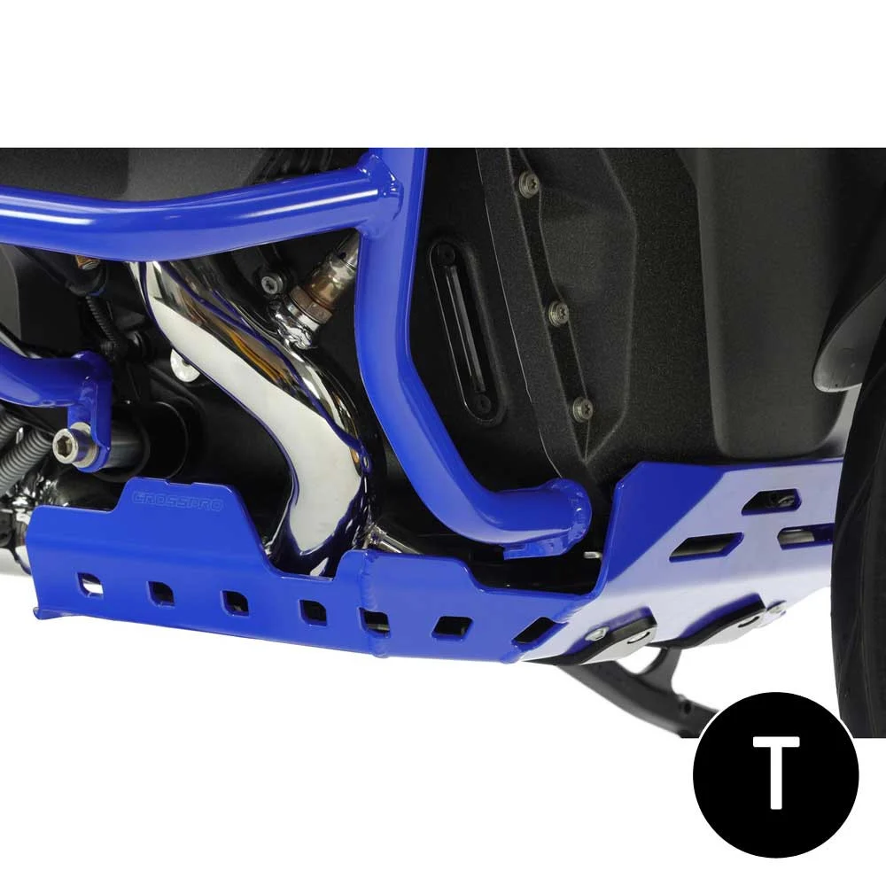 CUBRE CARTER CROSSPRO ALUMINIO BMW R1300GS / TRIPLE BLACK / TROPHY 23-24 NEGRO T -