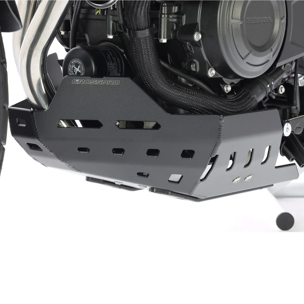 CUBRE CARTER CROSSPRO ALUMINIO HONDA CB500X 19-23 / NX500 24-25 NEGRO T -