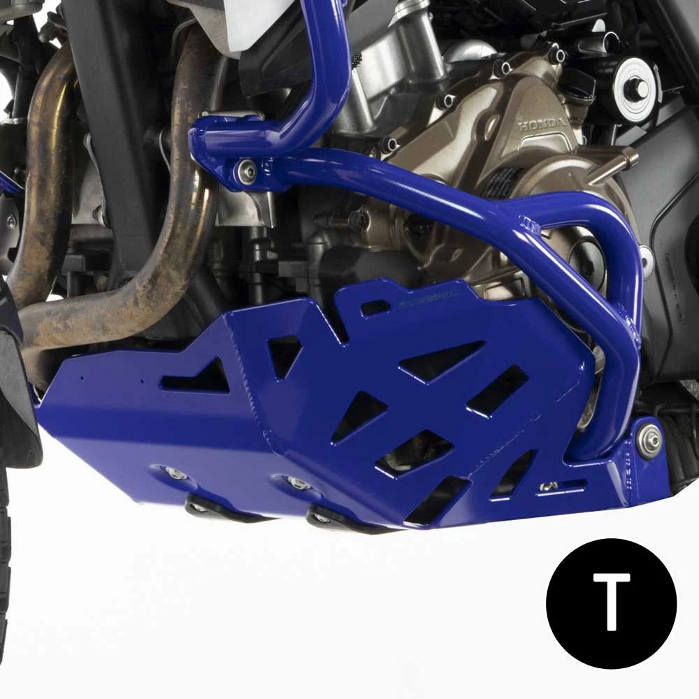 CUBRE CARTER CROSSPRO ALUMINIO HONDA CRF1000 AFRICA TWIN 16-19 TODOS LOS MODELOS NEGRO T -