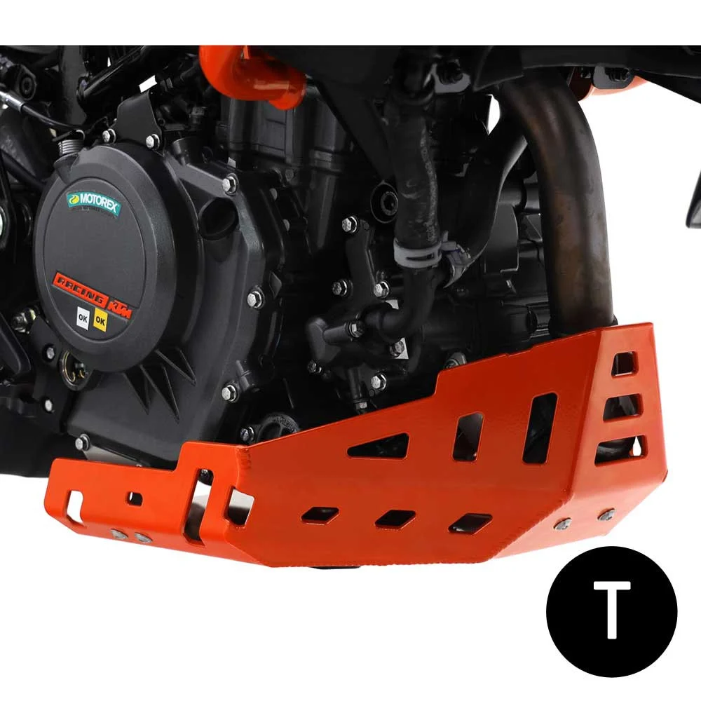 CUBRE CARTER CROSSPRO ALUMINIO KTM 250 ADVENTURE 21-22 / 390 ADVENTURE 20-22 NEGRO T -