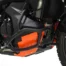CUBRE CARTER CROSSPRO ALUMINIO KTM 790 ADVENTURE 23-25 / 890 ADVENTURE / R 23-25 NEGRO T / NARANJA - Plásticos y Protecciones