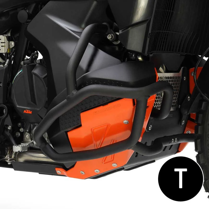 CUBRE CARTER CROSSPRO ALUMINIO KTM 790 ADVENTURE 23-25 / 890 ADVENTURE / R 23-25 NEGRO T -