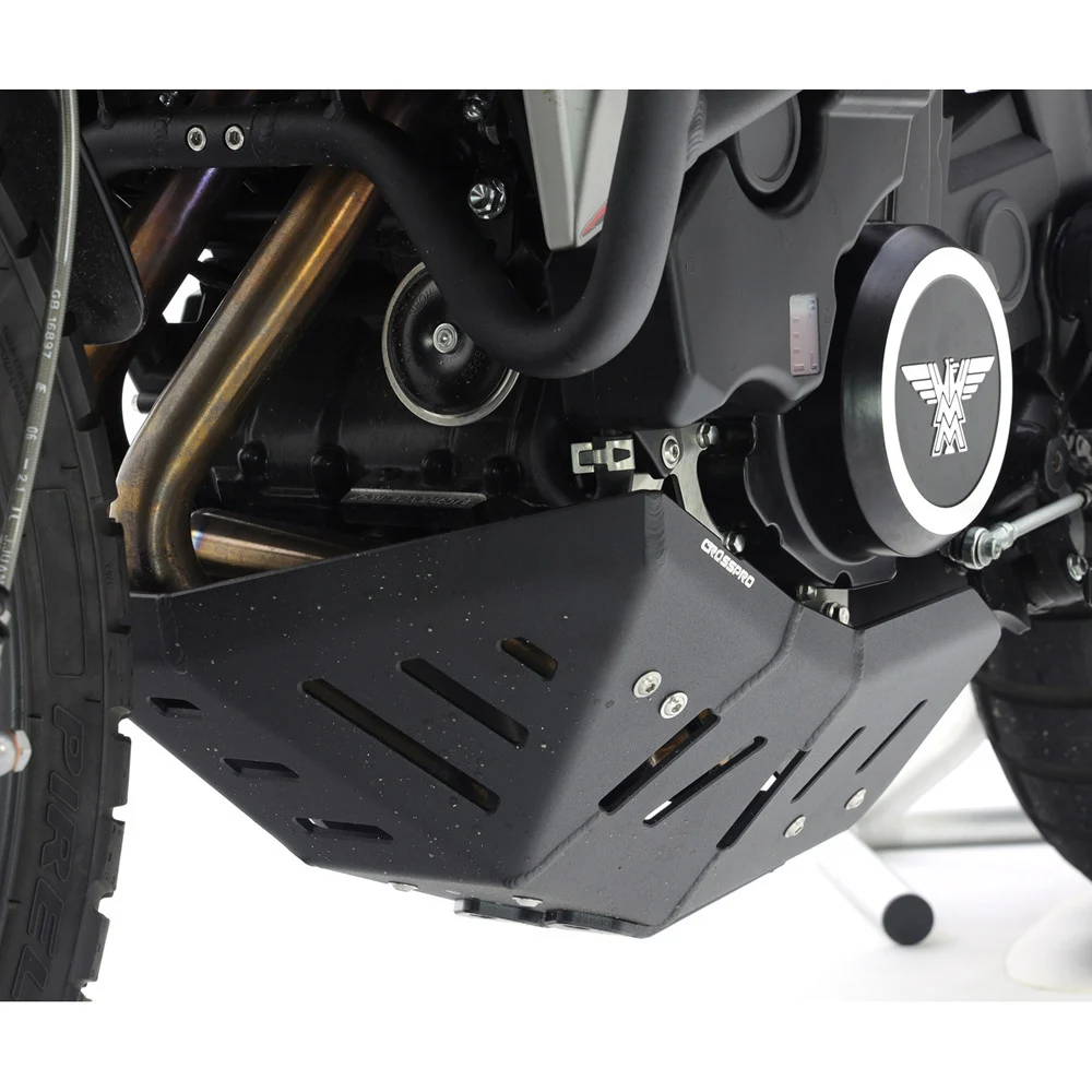 CUBRE CARTER CROSSPRO ALUMINIO MOTO-MORINI X-CAPE 649 22-23 NEGRO T -