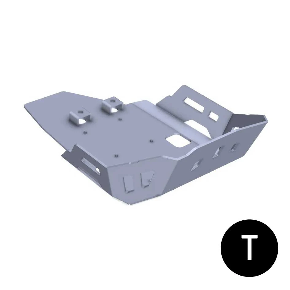 CUBRE CARTER CROSSPRO ALUMINIO TRIUMPH TIGER 800 11-14 / XC 11-16 / 800XCX / XR / XRX 15-16 NEGRO T -