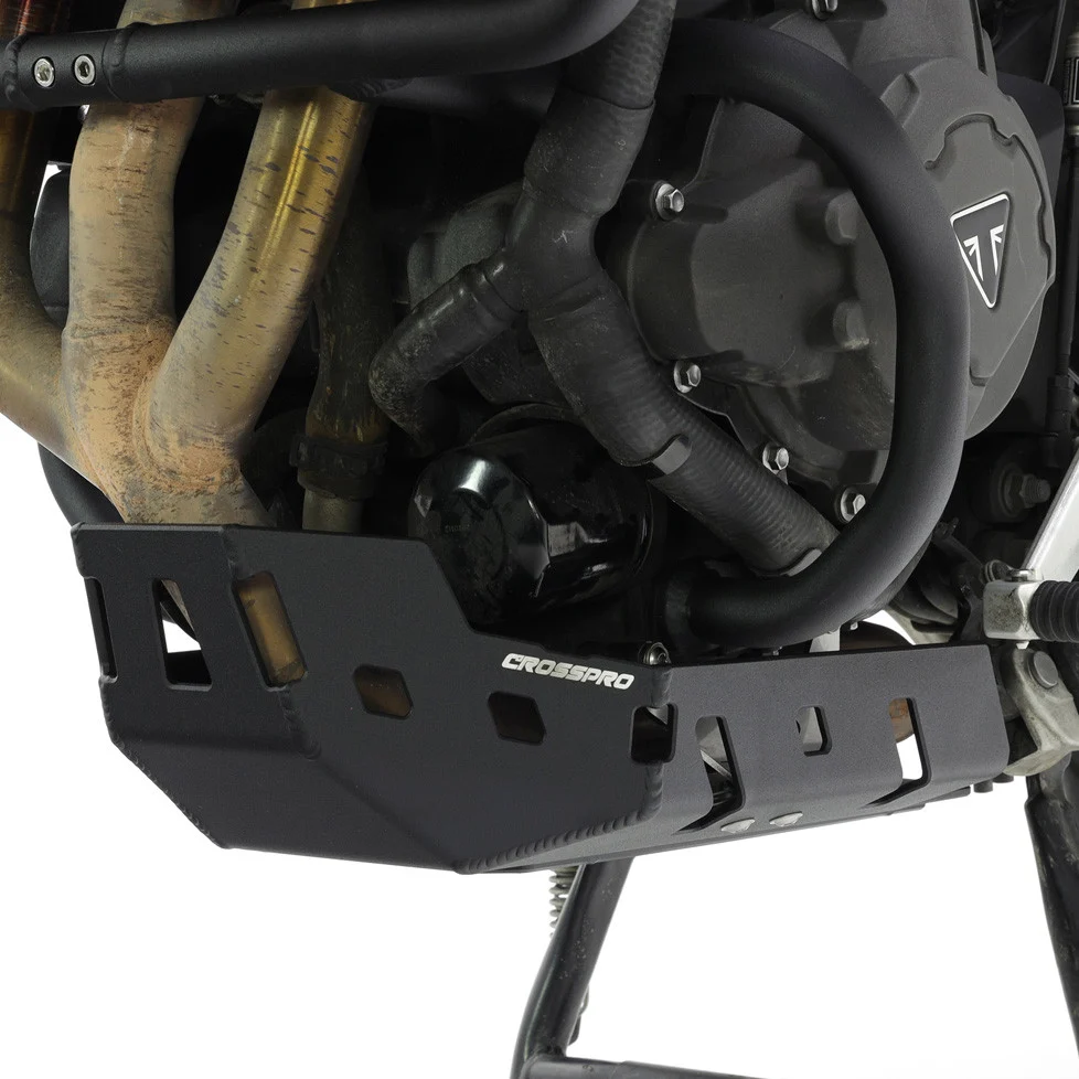 CUBRE CARTER CROSSPRO ALUMINIO TRIUMPH TIGER 900 RALLY PRO 21-22 NEGRO T -