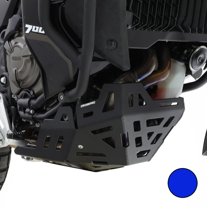 CUBRE CARTER CROSSPRO ALUMINIO YAMAHA TENERE 700 21-24 / RALLY 21-24 / WORLD RAID 22-24 AZUL -