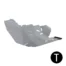 CUBRE CARTER CROSSPRO ALUMINIO YAMAHA TENERE 700 WORLD RAID 26 NEGRO T - Piezas y Accesorios Moto