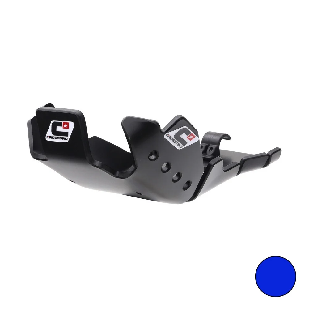 CUBRE CARTER CROSSPRO HARD X8 DTC GASGAS 21-23 / HUSQVARNA 20-23 / KTM 20-23 MOD. 2T AZUL -