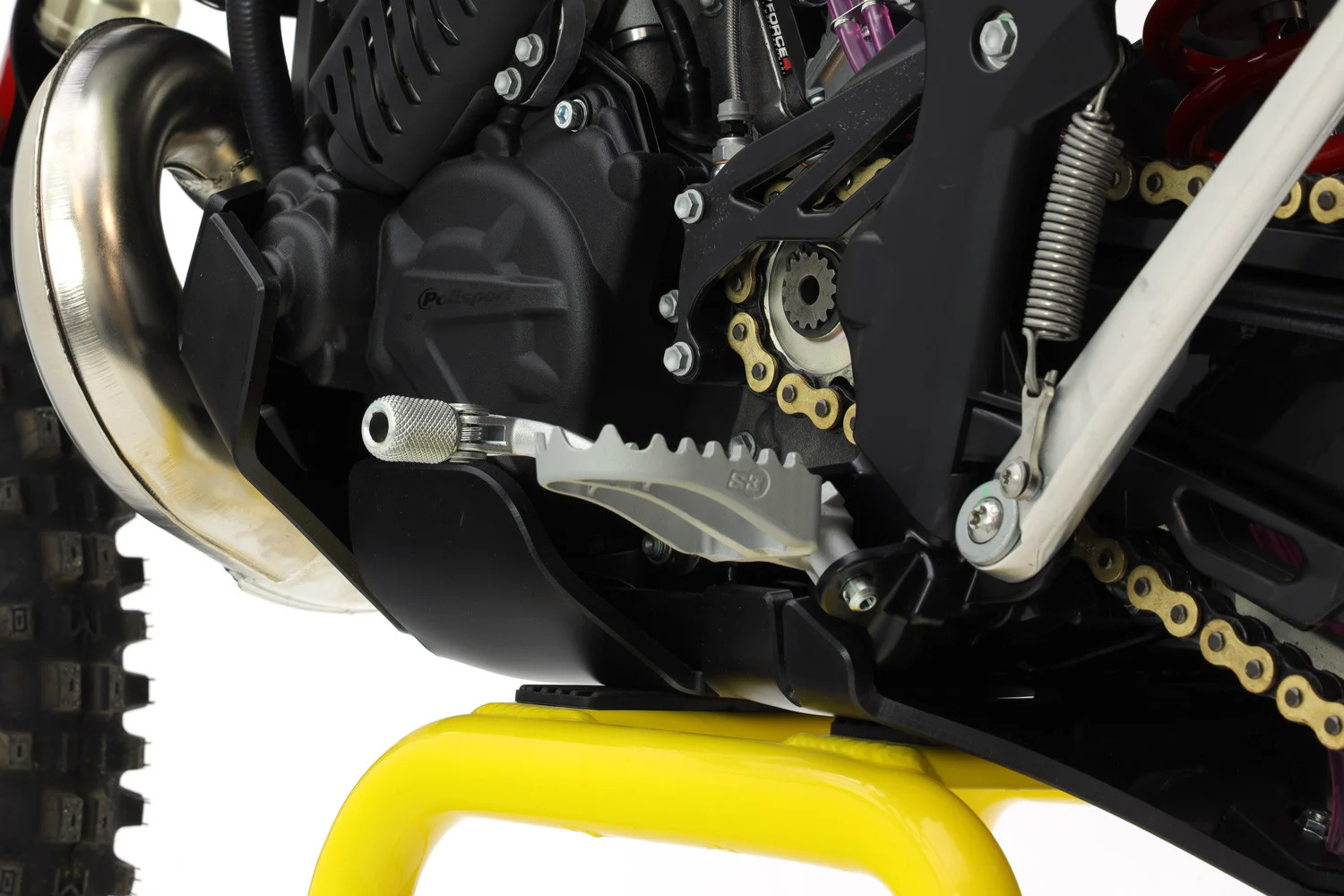 CUBRE CARTER CROSSPRO HARD X8 DTC GASGAS 24-25 / HUSQVARNA 23-25 / KTM 23-25 MOD. 4T NARANJA CUBRE CARTER CROSSPRO HARD X8 DTC GASGAS 24-25 / HUSQVARNA 23-25 / KTM 23-25 MOD. 4T NARANJA - Imagen 4