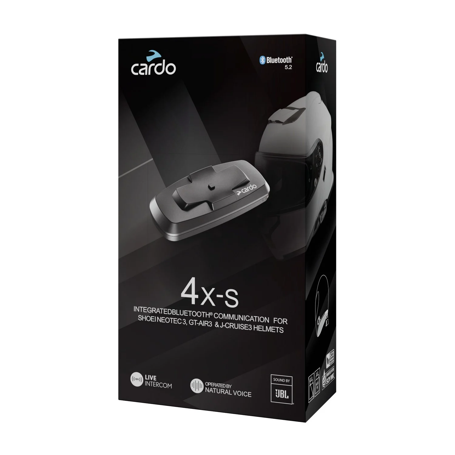 INTERCOMUNICADOR CARDO 4X-S PARA SHOEI NEOTEC 3 / GT-AIR 3 / J-CRUISE 3 -