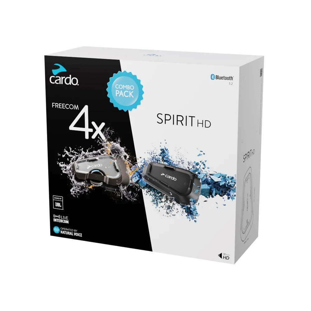 KIT INTERCOMUNICADOR CARDO FREECOM 4X / SPIRIT HD -