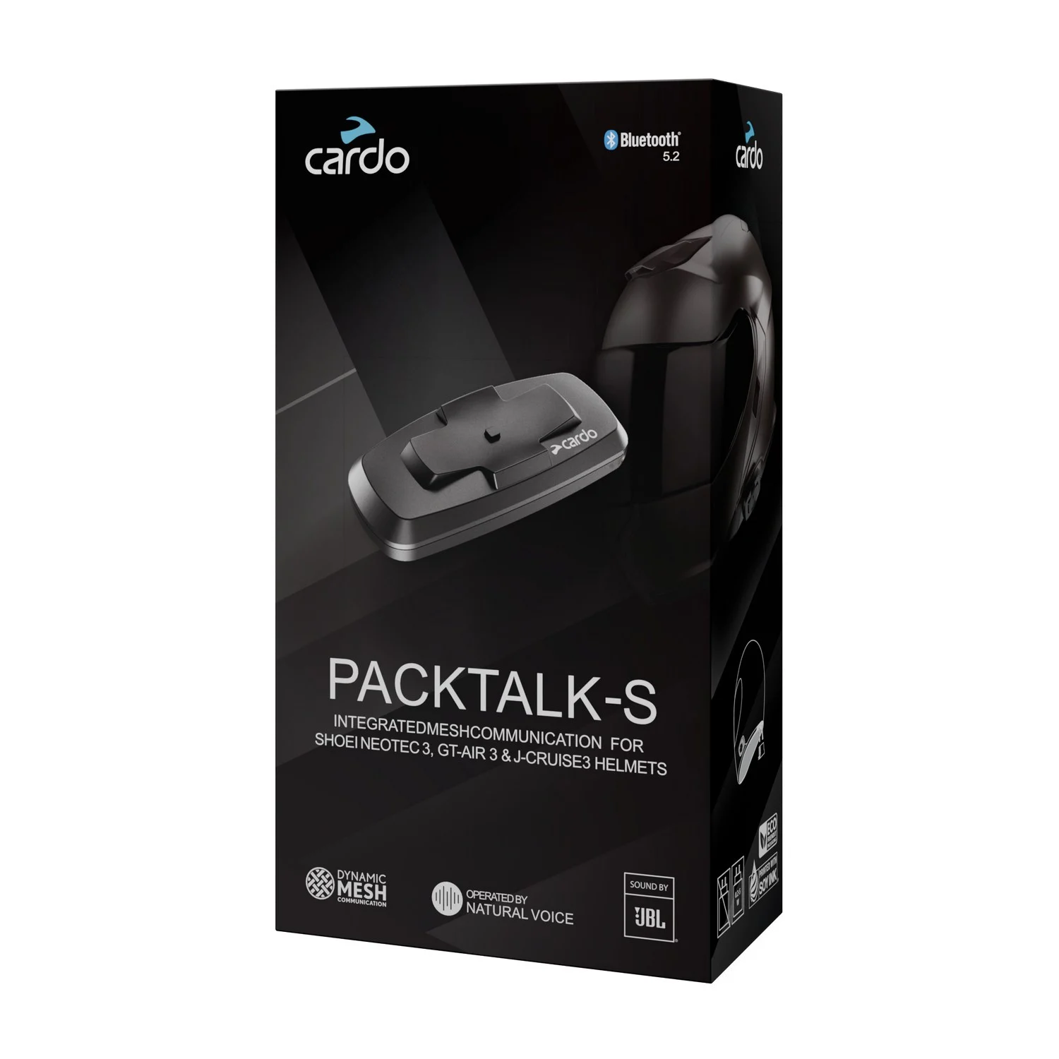 INTERCOMUNICADOR CARDO PACKTALK-S PARA SHOEI NEOTEC 3 / GT-AIR 3 / J-CRUISE 3 -