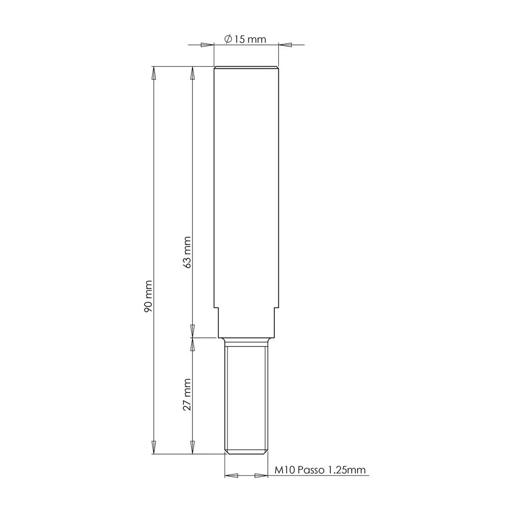 KIT TORNILLOS CROSSPRO ESPACIADOR DE RUEDA M10 x 1.25MM - 65MM 8UDS -