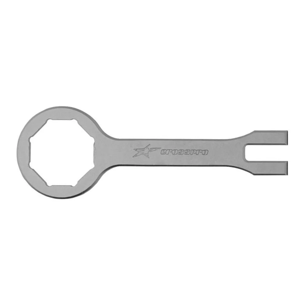 LLAVE PARA HORQUILLA CROSSPRO 49MM OCTAGONAL PLATA -