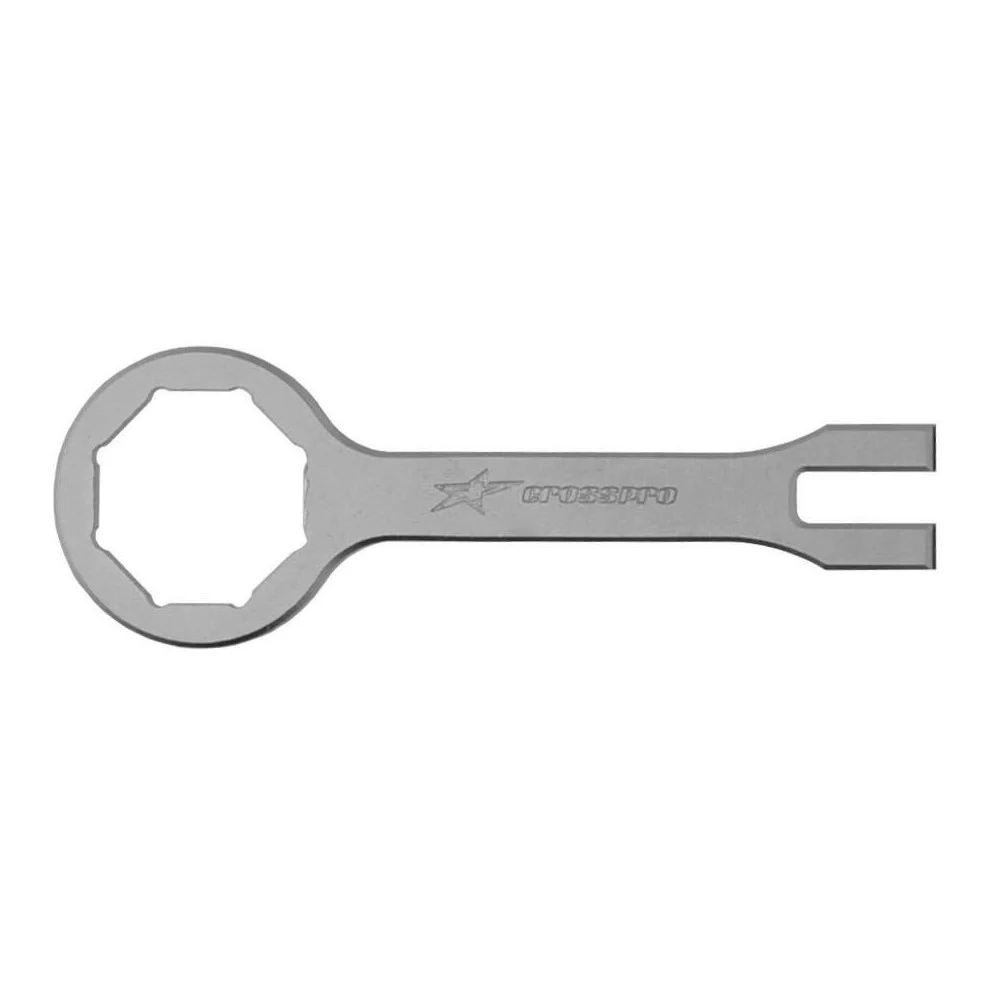 LLAVE PARA HORQUILLA CROSSPRO 50MM OCTAGONAL PLATA -