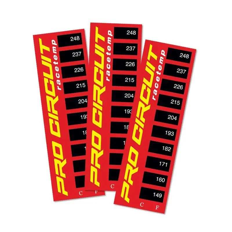 MEDIDOR DE TEMPERATURA ADHESIVO PRO CIRCUIT THERMOSTRIPS PACK DE 3UDS -
