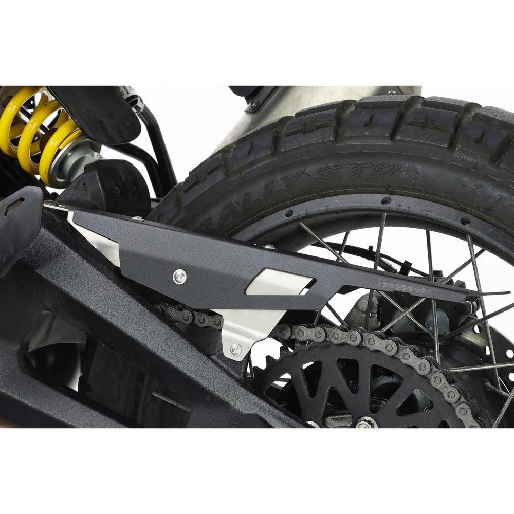 PROTECTOR CADENA CROSSPRO DUCATI DESERTX 22-24 PLATA / NEGRO T -