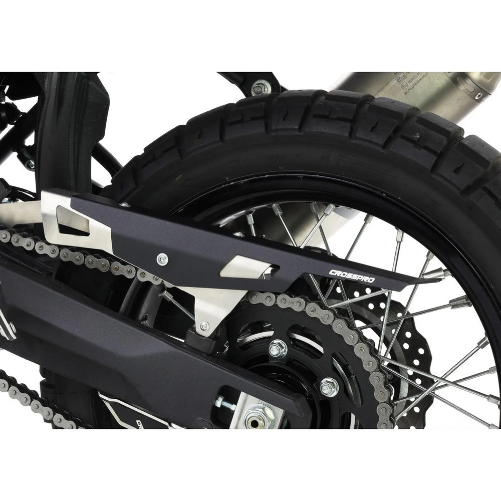PROTECTOR CADENA CROSSPRO YAMAHA TENERE 700 20-26 / RALLY 21-26 / WORLD RAID 22-26 PLATA / NEGRO T -