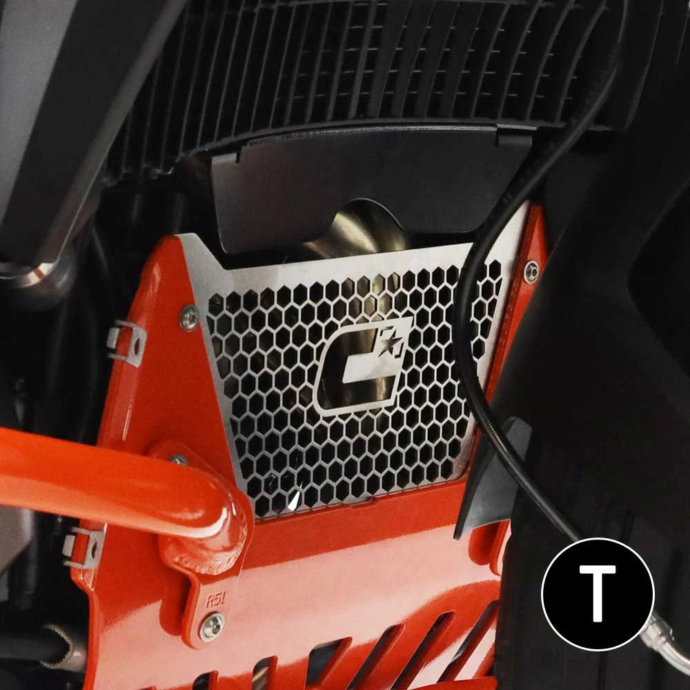 PROTECTOR COLECTORES CROSSPRO HUSQVARNA NORDEN 901 22-25 / KTM 790 ADV 20-25 / 890 ADV 21-25 NEGRO T -