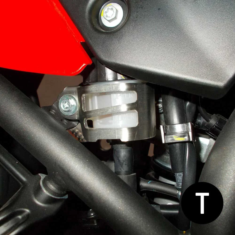 PROTECTOR DEPOSITO LIQ. FRENO CROSSPRO YAMAHA TENERE 700 20-24 / RALLY 21-24 / W.RAID 22-25 NEGRO T - Plásticos y Protecciones
