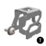 PROTECTOR DEPOSITO LIQUIDO FRENO CROSSPRO HONDA CRF1000 AFRICA TWIN TODOS LOS MODELOS 18-20 NEGRO T - Plásticos y Protecciones