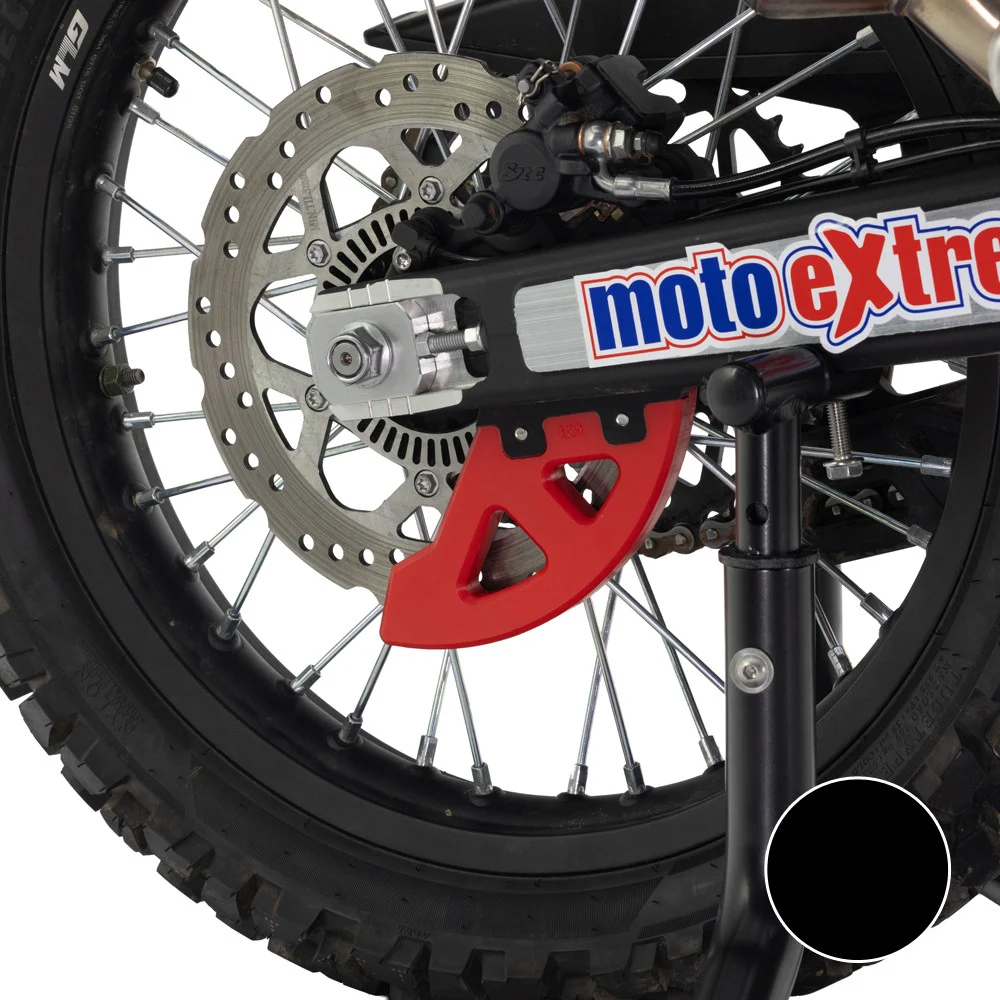 PROTECTOR DISCO FRENO TRASERO CROSSPRO ALUMINIO / DTC RIEJU AVENTURA RALLY 307 26 NEGRO -