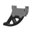 PROTECTOR DISCO FRENO TRASERO CROSSPRO ALUMINIO / DTC TRIUMPH TF250-X / TF250-E 24-25 PLATA / NEGRO - Plásticos y Protecciones