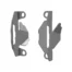 PROTECTOR FRENO PARKING CROSSPRO HONDA AFRICA TWIN CRF1000 16-19 / CRF1100 23-25 PLATA - Plásticos y Protecciones