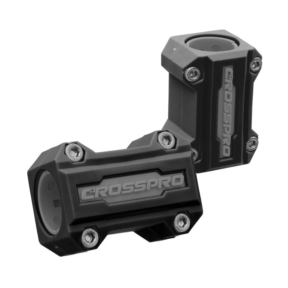 PROTECTOR NYLON BARRA LATERAL CROSSPRO NEGRO / GRIS - Plásticos y Protecciones