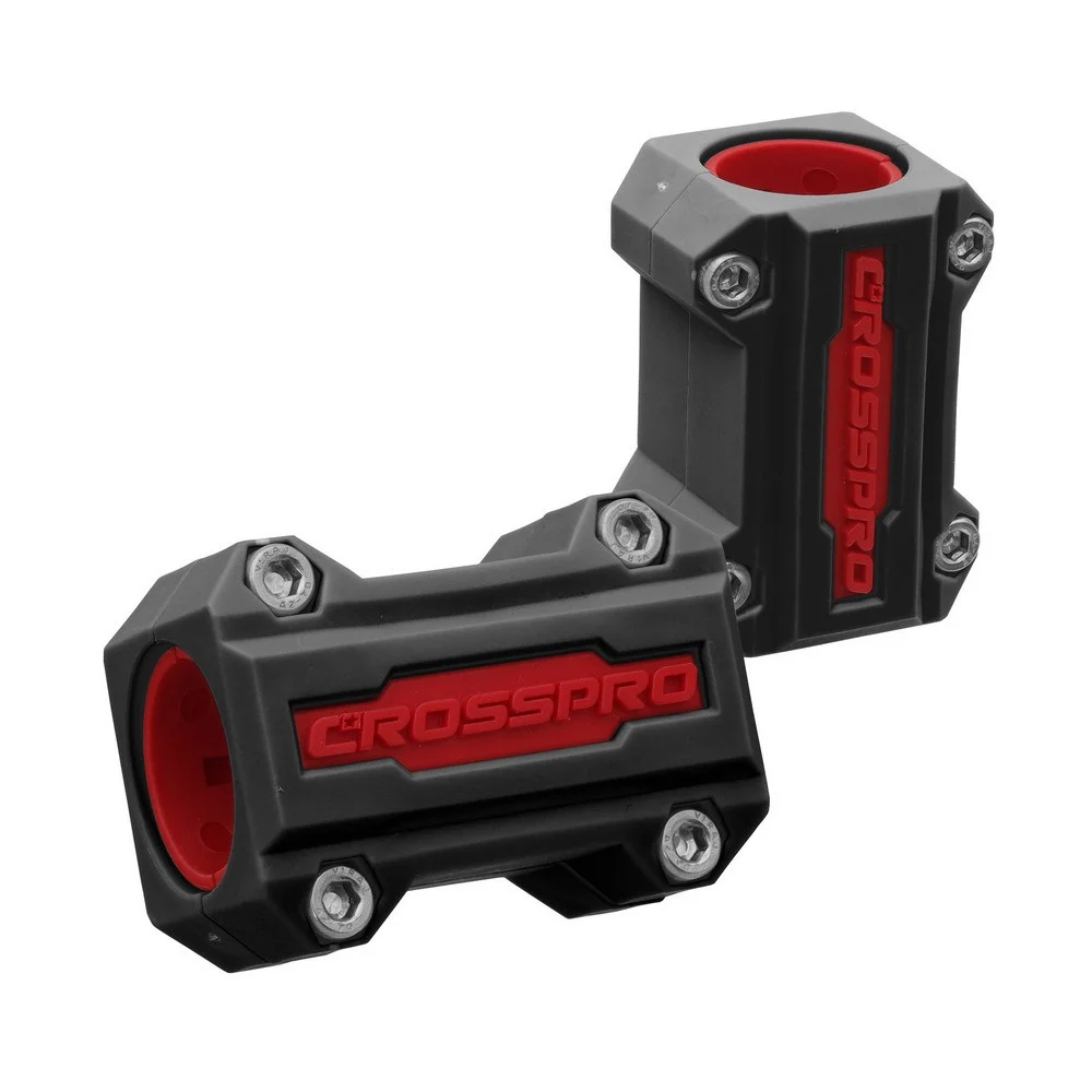 PROTECTOR NYLON BARRA LATERAL CROSSPRO NEGRO / ROJO - Plásticos y Protecciones