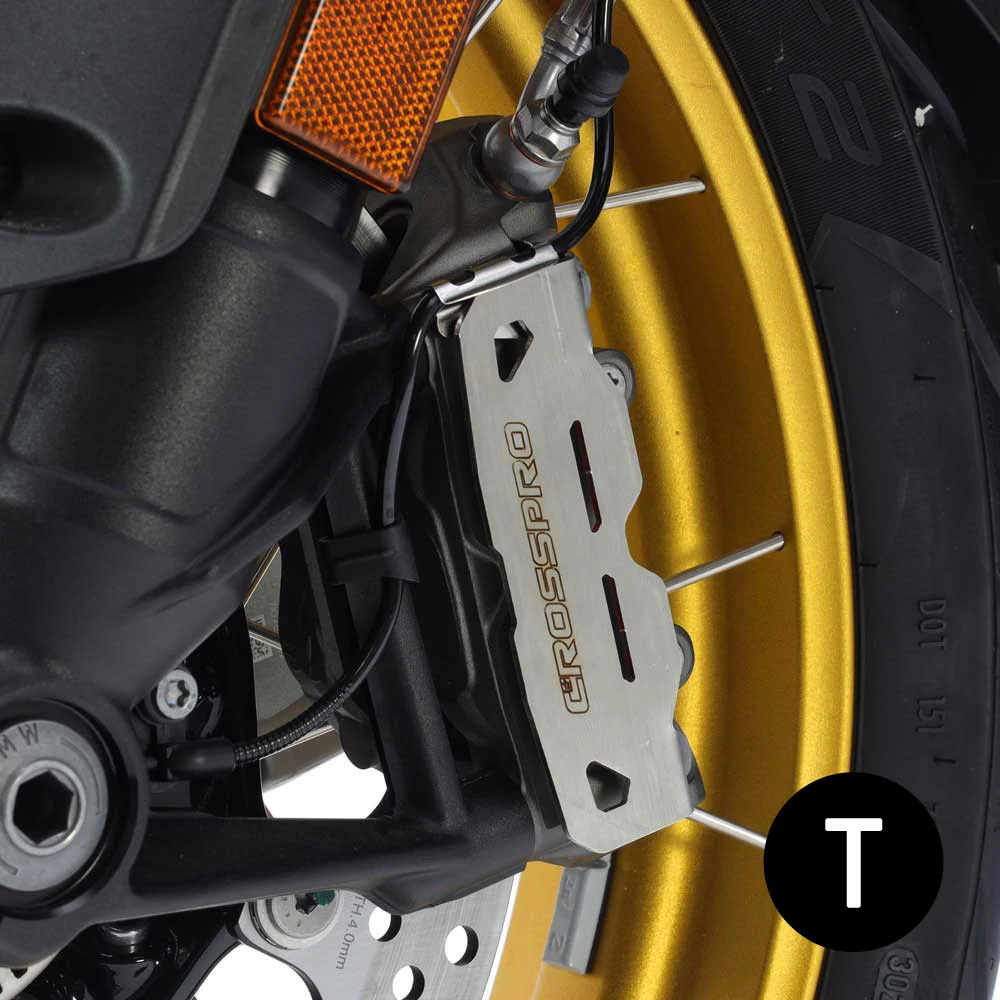 PROTECTOR PINZA FRENO CROSSPRO BMW R1300GS 23-24 / ADV 25 / KTM 1090 / 1190 / 1290 / 1390 NEGRO T - Plásticos y Protecciones