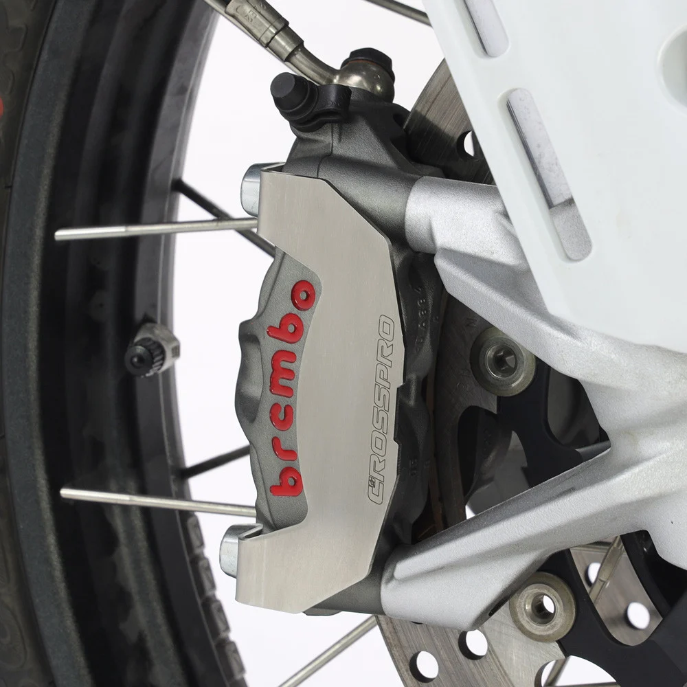 PROTECTOR PINZA FRENO CROSSPRO DUCATI DESERTX 22-24 PLATA - Plásticos y Protecciones