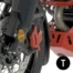 PROTECTOR PINZA FRENO CROSSPRO SUZUKI DL1050 V-STROM 20-24 NEGRO T - Plásticos y Protecciones