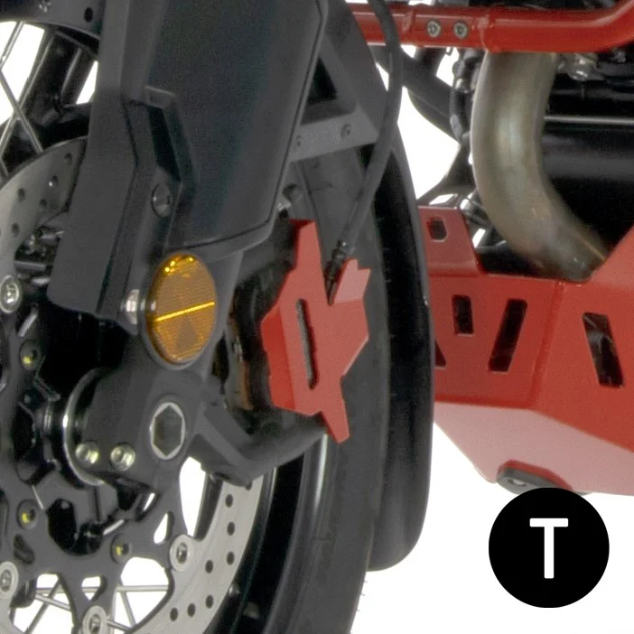 PROTECTOR PINZA FRENO CROSSPRO SUZUKI DL1050 V-STROM 20-24 NEGRO T - Plásticos y Protecciones