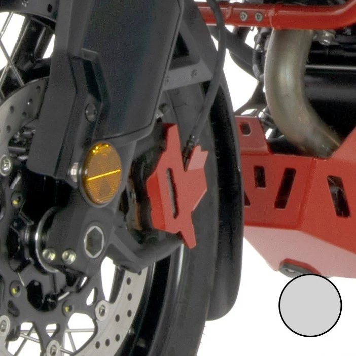 PROTECTOR PINZA FRENO CROSSPRO SUZUKI DL1050 V-STROM 20-24 PLATA - Plásticos y Protecciones