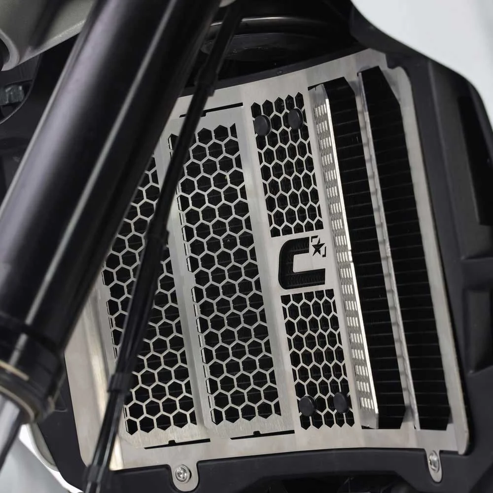 PROTECTOR RADIADOR CROSSPRO DUCATI DESERTX 22-24 PLATA -