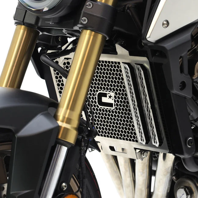 PROTECTOR RADIADOR CROSSPRO HONDA CB650R 19-23 PLATA -