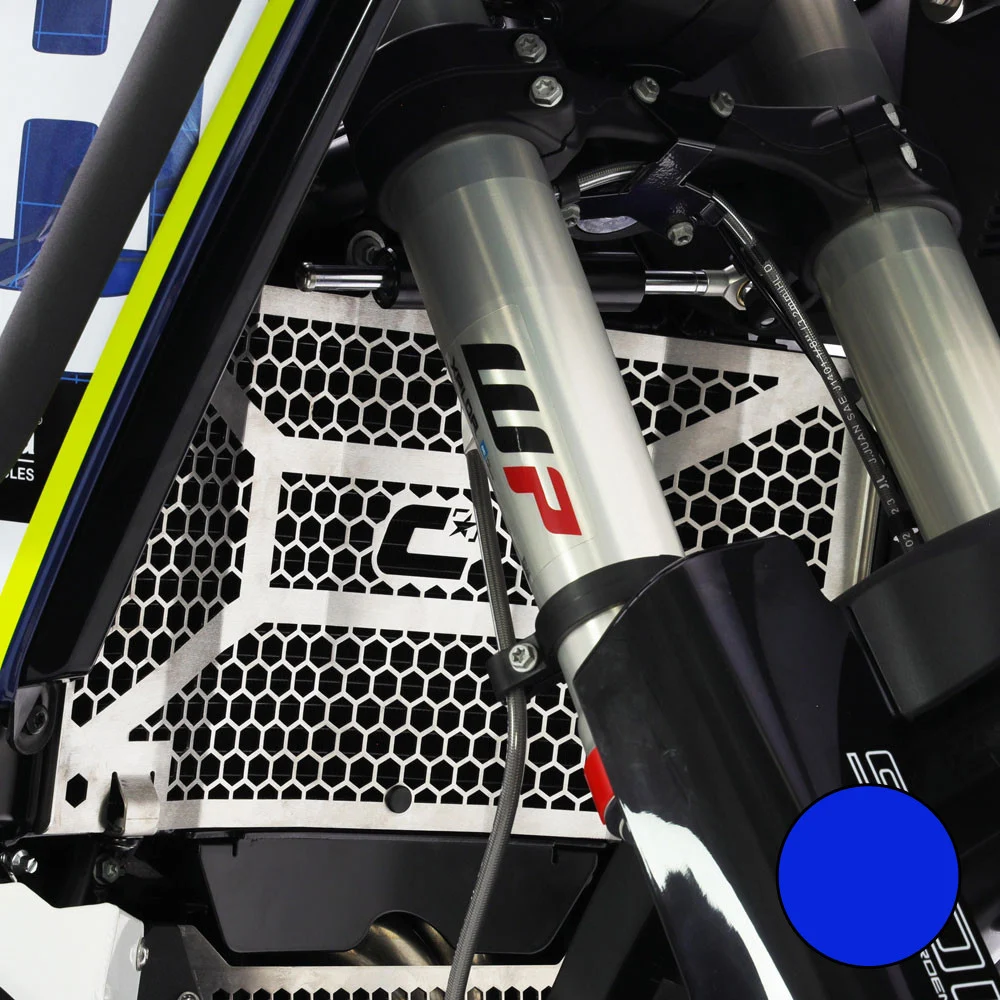 PROTECTOR RADIADOR CROSSPRO HUSQVARNA NORDEN 901 22-25 / EXP 23-25 / KTM 790 ADV 19-24... AZUL -